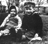 Neighbor Paula Duszik and Bobby Darin